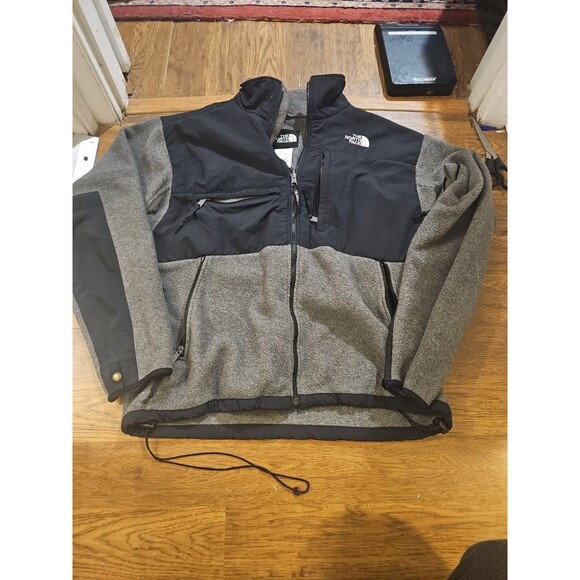 VTG 90s The North Face Denali Jacket Mens Large Gray Fleece Outdoors Long Sleeve - Picture 1 of 8